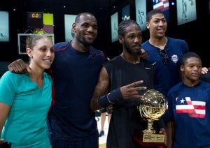 Justin 'Jus-Fly' Darlington after winning the Nike Slam Dunk contest