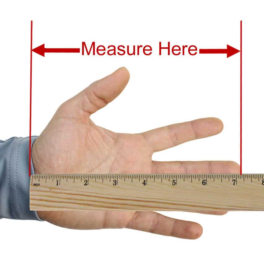 measuring hand length