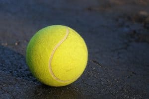 dunking with a tennis ball