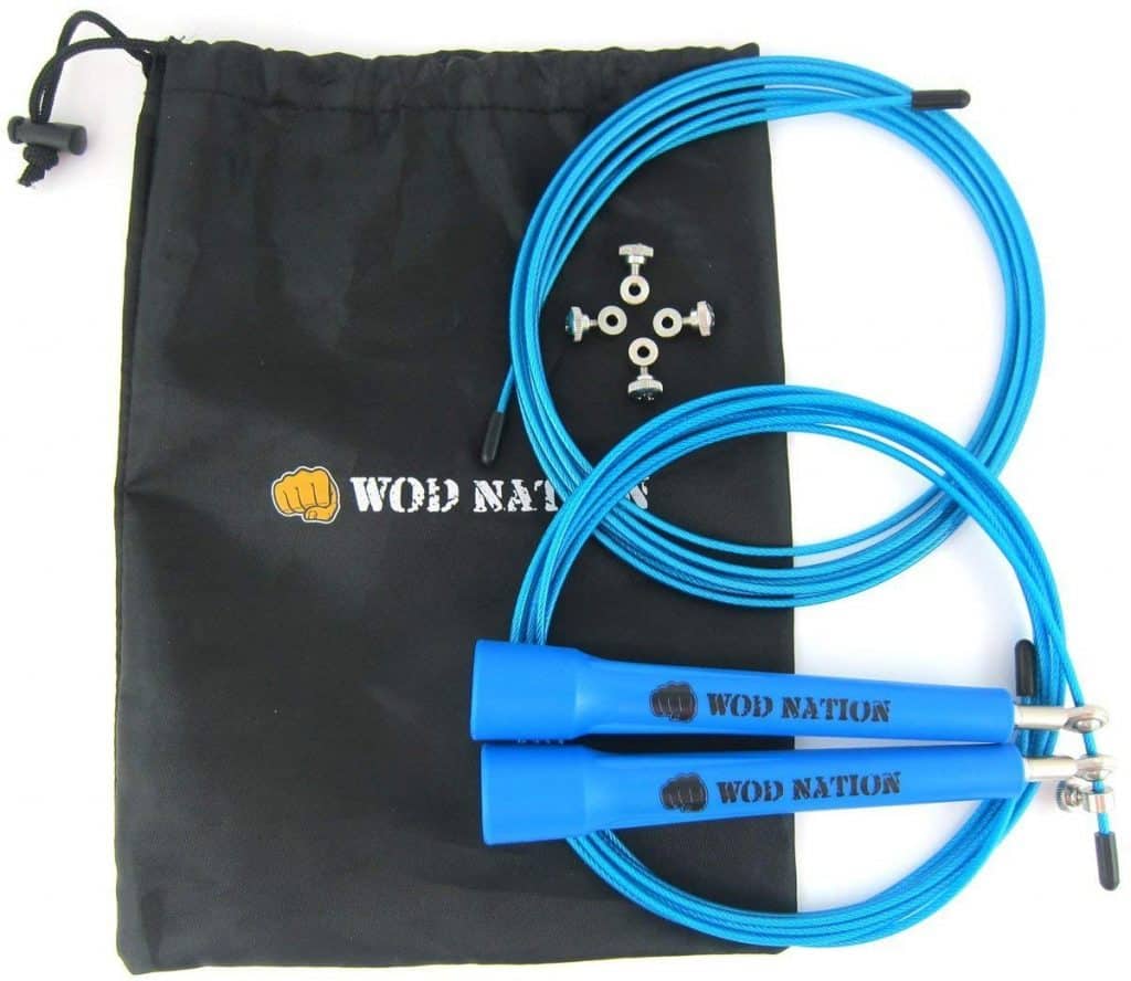 WOD Details about   Jump Rope Adjustable Skipping Speed Rope for Boxing MMA 
