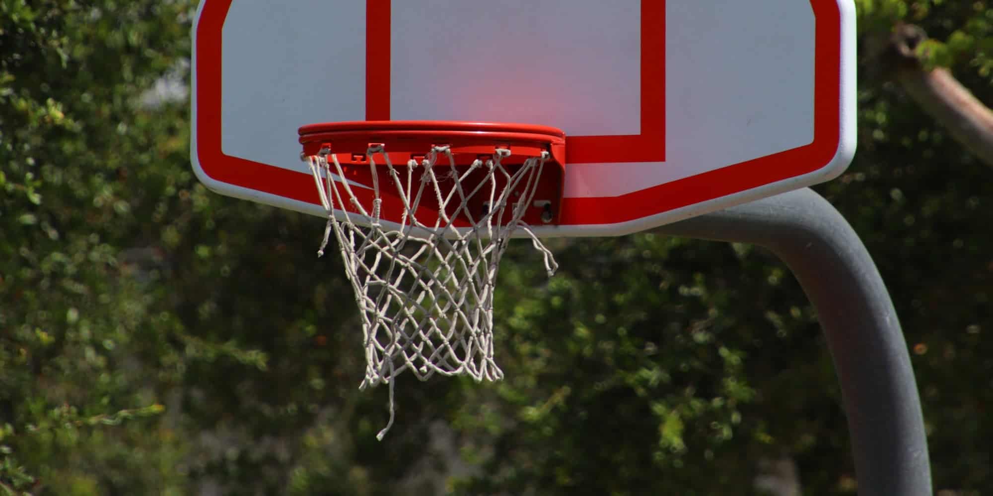 double rim basketball hoop