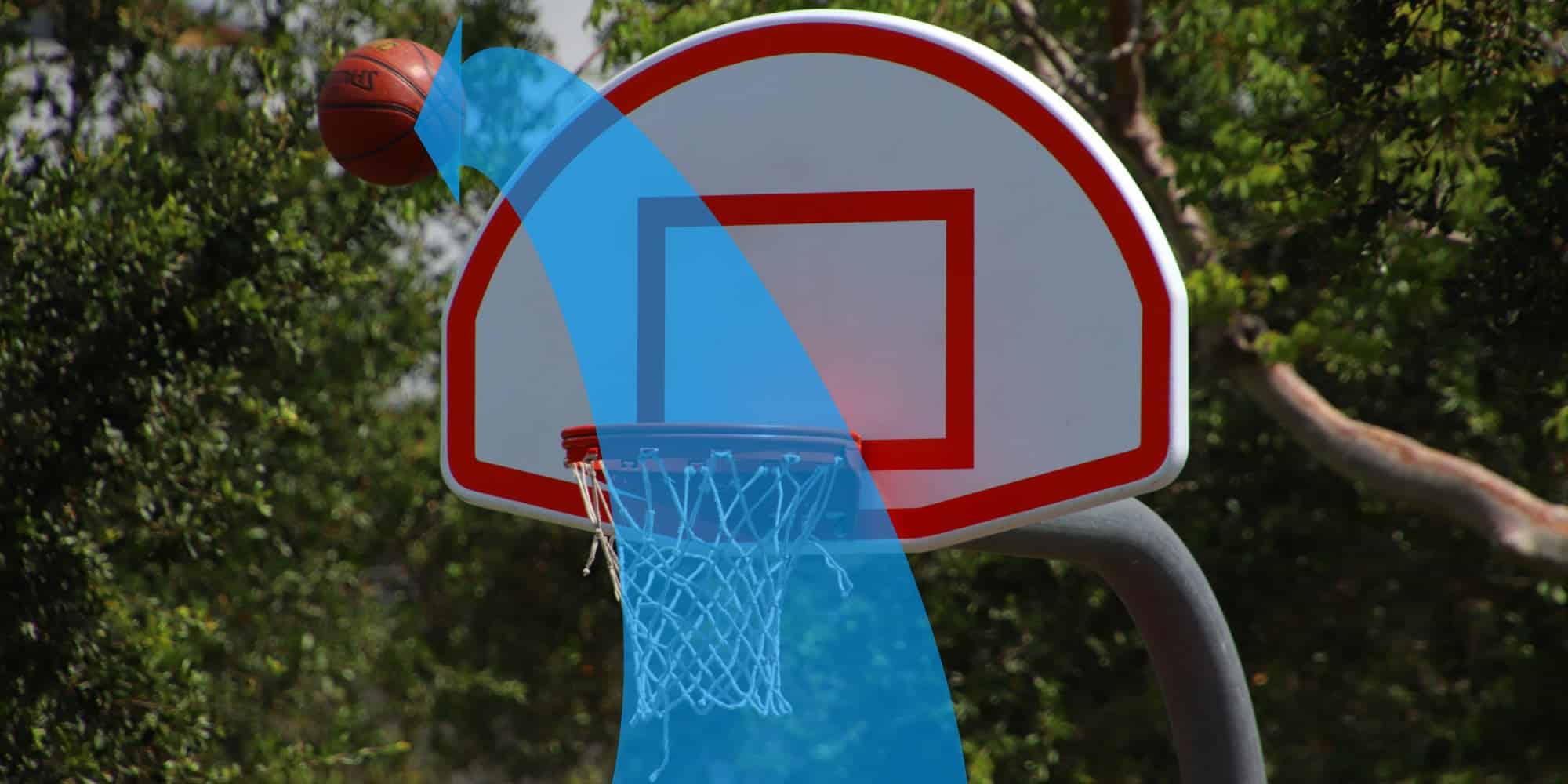 An airball missing the basket and backboard completely